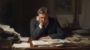 a person with troubling thoughts