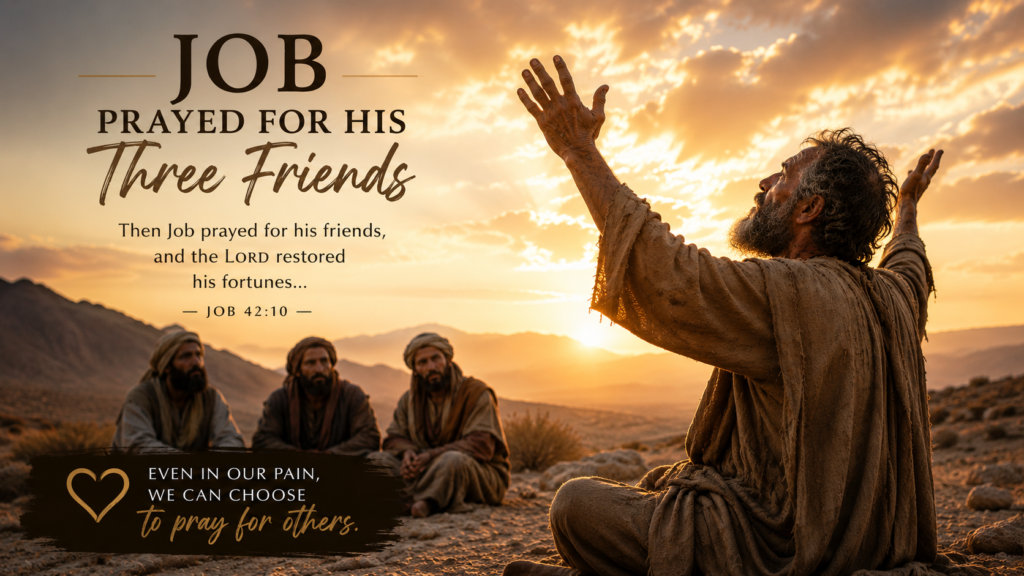 job praying for his freinds 16x9